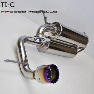 ROSSO MODELLO TI-C TITANIUM TAIL SILVER EXHAUST MUFFLER FOR TOYOTA MR-S ZZW30 1ZZ-FE TIC-120-SILVER