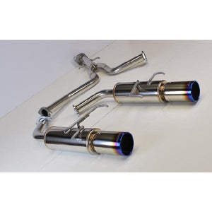 ROSSO MODELLO TI-C TITANIUM TAIL BLUE EXHAUST MUFFLER FOR TOYOTA CROWN 2.5L 3.0L 3.5L GRS182 4GR-FSE 2.5L / 3GR-FSE 3.0L / 2GR-FSE 3.5L TIC-134-BLUE