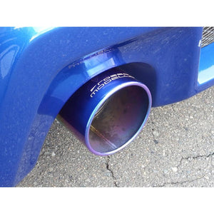 ROSSO MODELLO TI-C TITANIUM TAIL BLUE EXHAUST MUFFLER FOR NISSAN FAIRLADY Z Z33 HZ33 ZENKI AT MT VQ35DE TIC-218-BLUE