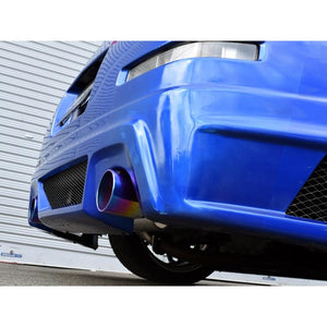 ROSSO MODELLO TI-C TITANIUM TAIL BLUE EXHAUST MUFFLER FOR NISSAN FAIRLADY Z Z33 HZ33 ZENKI AT MT VQ35DE TIC-218-BLUE