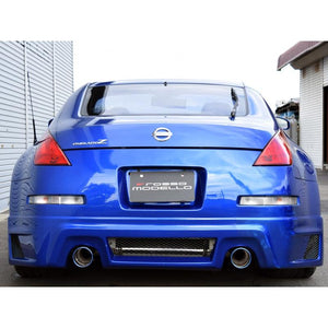 ROSSO MODELLO TI-C TITANIUM TAIL BLUE EXHAUST MUFFLER FOR NISSAN FAIRLADY Z Z33 HZ33 ZENKI AT MT VQ35DE TIC-218-BLUE