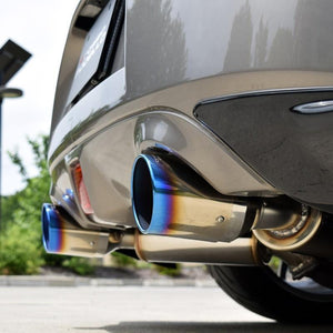 ROSSO MODELLO TI-C TITANIUM TAIL SILVER EXHAUST MUFFLER FOR NISSAN FAIRLADY Z Z34 HZ34 ZENKI AT MT TIC-219-SILVER