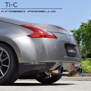 ROSSO MODELLO TI-C TITANIUM TAIL BLUE EXHAUST MUFFLER FOR NISSAN FAIRLADY Z Z34 HZ34 ZENKI AT MT TIC-219-BLUE