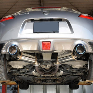 ROSSO MODELLO TI-C TITANIUM TAIL SILVER EXHAUST MUFFLER FOR NISSAN FAIRLADY Z Z34 HZ34 ZENKI AT MT TIC-219-SILVER