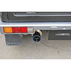 ROSSO MODELLO TI-C TITANIUM TAIL BLUE EXHAUST MUFFLER FOR SUZUKI JIMNY JA11V TIC-708-BLUE