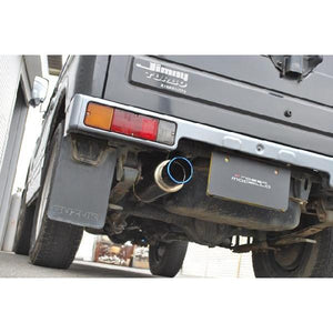 ROSSO MODELLO TI-C TITANIUM TAIL SILVER EXHAUST MUFFLER FOR SUZUKI JIMNY JA11V TIC-708-SILVER