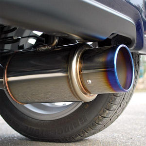 ROSSO MODELLO TI-C TITANIUM TAIL BLACK EXHAUST MUFFLER FOR DAIHATSU MOVE CUSTOM X L175S KF-VE TIC-805-BLACK