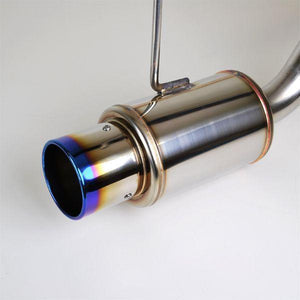ROSSO MODELLO TI-C TITANIUM TAIL BLACK EXHAUST MUFFLER FOR DAIHATSU MOVE CUSTOM X L175S KF-VE TIC-805-BLACK