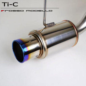 ROSSO MODELLO TI-C TITANIUM TAIL BLACK EXHAUST MUFFLER FOR DAIHATSU MOVE CUSTOM X L175S KF-VE TIC-805-BLACK