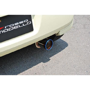 ROSSO MODELLO TI-C TITANIUM TAIL SILVER EXHAUST MUFFLER FOR DAIHATSU ESSE L235S KF-VE TIC-812-SILVER