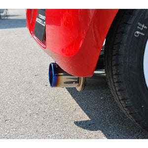 ROSSO MODELLO TI-C TITANIUM TAIL SILVER EXHAUST MUFFLER FOR DAIHATSU MIRA VAN L275V KF-VE TIC-813-SILVER