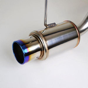 ROSSO MODELLO TI-C TITANIUM TAIL BLUE EXHAUST MUFFLER FOR DAIHATSU MIRA VAN L275V KF-VE TIC-813-BLUE
