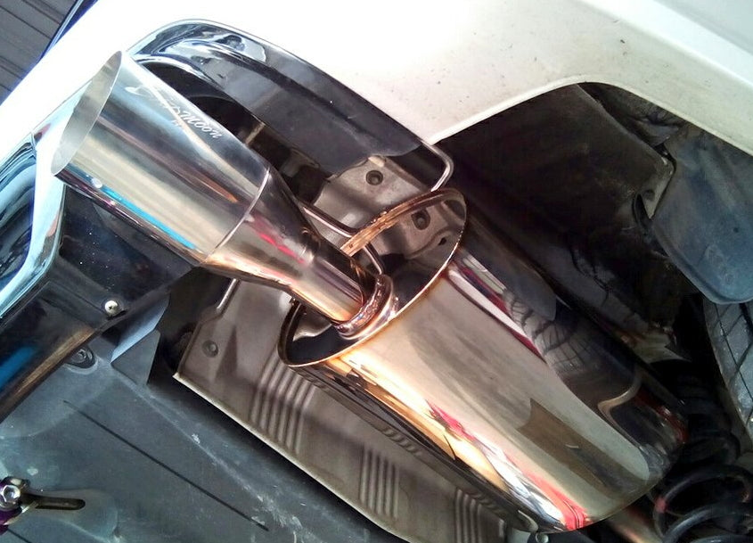 BADMOON RACING RPM REAR PIECE MODIFY MUFFLER EXHAUST FOR HONDA CIVIC FD2 BADMOONRACING-00001