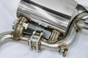 KREISSIEG CAT-BACK F1 SOUND VALVETRONIC EXHAUST SYSTEM STAINLESS STEEL FLOATING CURL TAIL SANDBLASTED KSG LOGO MARK FOR AT WITHOUT VARIABLE FUCTION FOR MASERATI GRAND TURISMO AT MGT-04-STAINLESS-GRANTURISMO-AT-NA