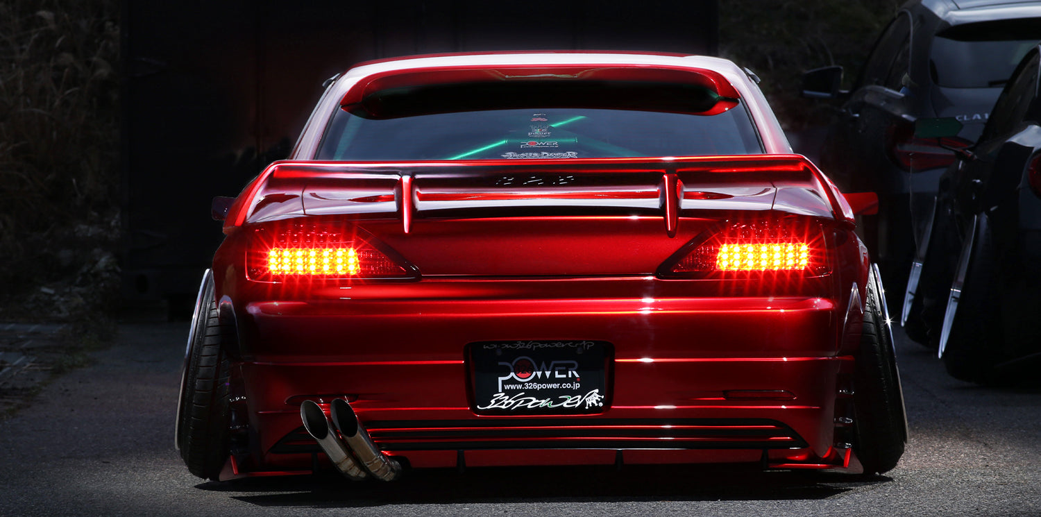 326POWER MANRIKI POWER WING WITH LOGO FOR NISSAN SILVIA S15 326POWER-00003