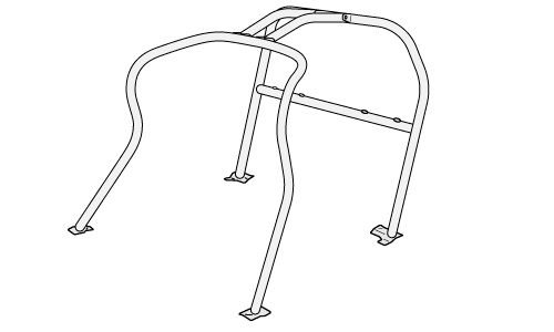 OKUYAMA ROLL CAGE STEEL DASHBOARD ESCAPE 5P For HONDA S660 JW5 755-246-0