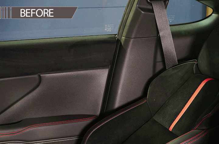 AXIS-PARTS DOOR KICK GUARD BLACK STITCHING CARBON LEATHER FOR TOYOTA GR86 ZN8 SUBZRU BRZ ZD8 KG-8B2-045-BK-CA