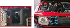 GREDDY AIRINX SHIELD FOR VEHICLES FITTED WITH AIRINX KIT SZ-S021 FOR SUZUKI JIMNY SIERRA JIMNY NOMAD JB74W JC74W K15B 12591011