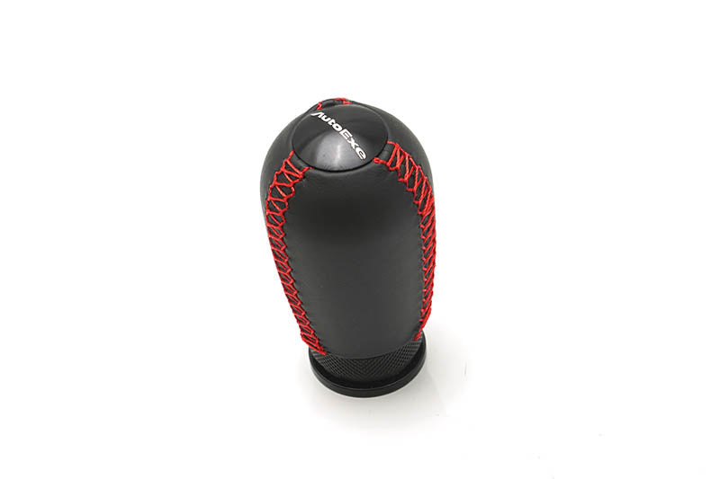 AUTOEXE SHIFT KNOB STICK SHAPE RED STITCH FOR MAZDA RX-8 SE3P AT VEHICLES A1397-03