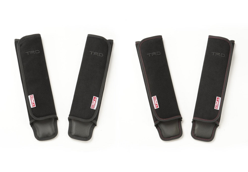 TRD REAR BLACK STITCHES SHOULDER PAD  For HARRIER 6#  MS010-00012