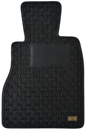 KARO SISAL BLACK BLACK FLOOR MATTS FOR VOLKSWAGEN GOLF 3 1HA SISAL-1035-BLACK-BLACK