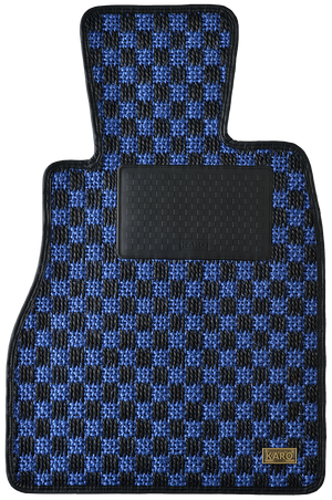 KARO SISAL BLUE BLACK FLOOR MATTS FOR NISSAN DAYS B4#W SISAL-4175-BLUE-BLACK