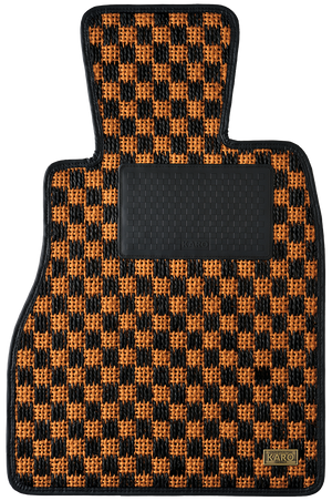 KARO GRAN SISAL CAMEL BLACK FLOOR MATS FOR MERCEDES BENZ E-Class W211 GRAN-SISAL-2452-CAMEL-BLACK