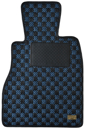 KARO SISAL NAVY BLACK FLOOR MATS FOR TOYOTA ARISTO JZS147 1991.10-1997.07 SISAL-458-NAVY-BLACK