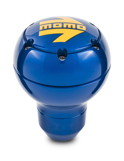 MOMO ROUND METAL BLUE SHIFT KNOB FOR  SK118