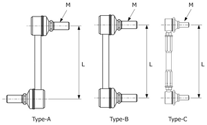 HKS STABILIZER LINK A6 (X1) 82004-AK056