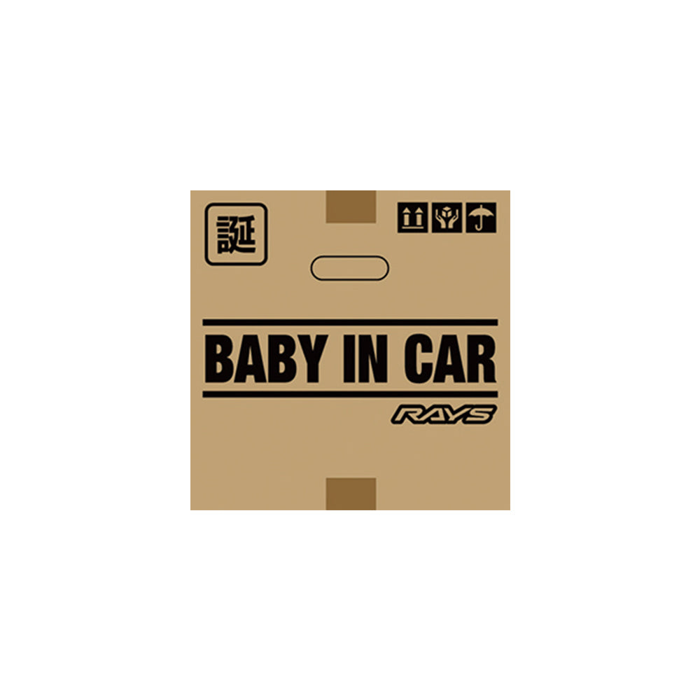 RAYS NO.32 STICKER BABY IN CAR 100X100MM FOR  7404022000032