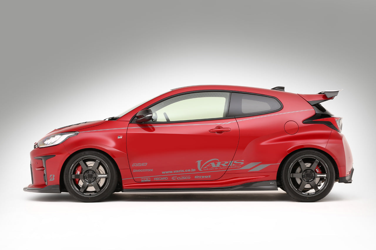 VARIS ARISING-I GT-WING HYPER NARROW II 1200MM AND WING BASE SET FRP AND CARBO+ FOR TOYOTA GR YARIS GXPA16 VATO-337