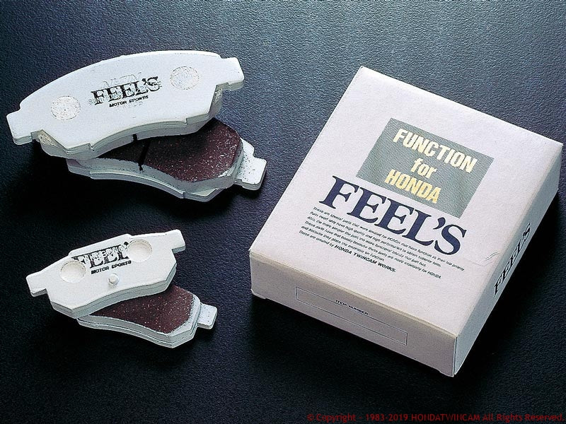 FEEL'S HONDA TWINCAM BRAKE PADS (SPORTS) REAR FOR HONDA PRELUDE BB6 FEELS-00885