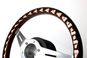 GREDDY SPORTS STEERING WOOD TYPE DARK BROWN FOR  16600009