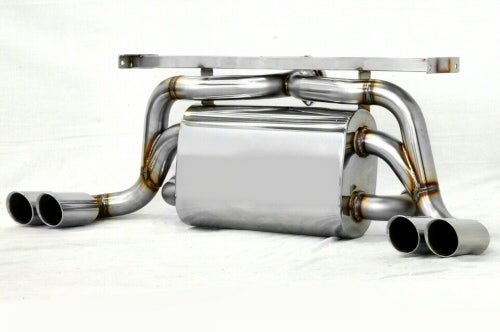 KREISSIEG F1 SOUND VALVETRONIC EXHAUST SYSTEM SUPER HOWLING VER. TITANIUM FLOATING CURL TAIL SANDBLAST KSG LOGO MARK FOR FERRARI F355 M2.7 F355-12-TITANIUM