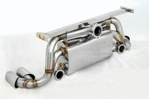 KREISSIEG F1 SOUND VALVETRONIC EXHAUST SYSTEM SUPER HOWLING VER. TITANIUM FLOATING CURL TAIL SANDBLAST KSG LOGO MARK FOR FERRARI F355 M2.7 F355-12-TITANIUM