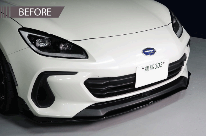 AXIS-PARTS FRONT BUMPER GARNISH NOT GLOSSY FOR SUBARU BRZ ZD8 BRZZD-FRO-BUM-GARNISH-ST730-NO-GLOSS