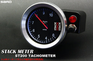 SARD STACK ST200 TACHOMETER (BLACK) 67309