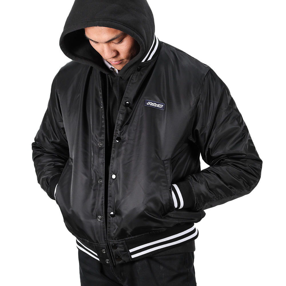 RAYS No.15 RAYS STADIUM JACKET 23A SIZE L BLACK 7409030020041