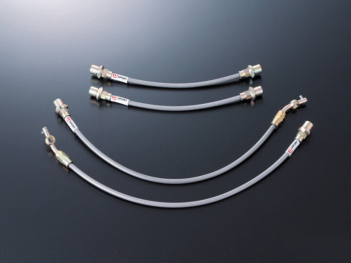 D-SPORT STAINLESS MESH BRAKE HOSE FOR DAIHATSU MOVE LA100S 47031-A170