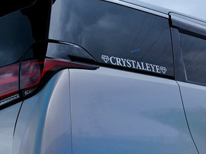 CRYSTAL EYE CRYSTALEYE LOGO STICKER CHROME TYPE MEDIUM (M) WIDTH 500MM FOR  H052SU