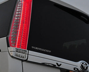 CRYSTAL EYE CRYSTALEYE LOGO STICKER SMALL (S SIZE) WIDTH 200MM GRAY FOR  H047SU