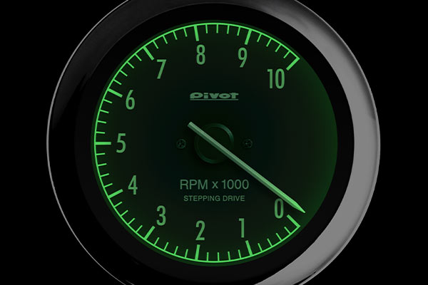 PIVOT STING 80 TACHOMETER GAUGE GREEN LIGHT STT-8