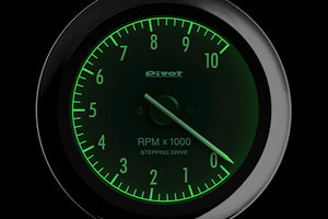 PIVOT STING 80 TACHOMETER GAUGE GREEN LIGHT STT-8