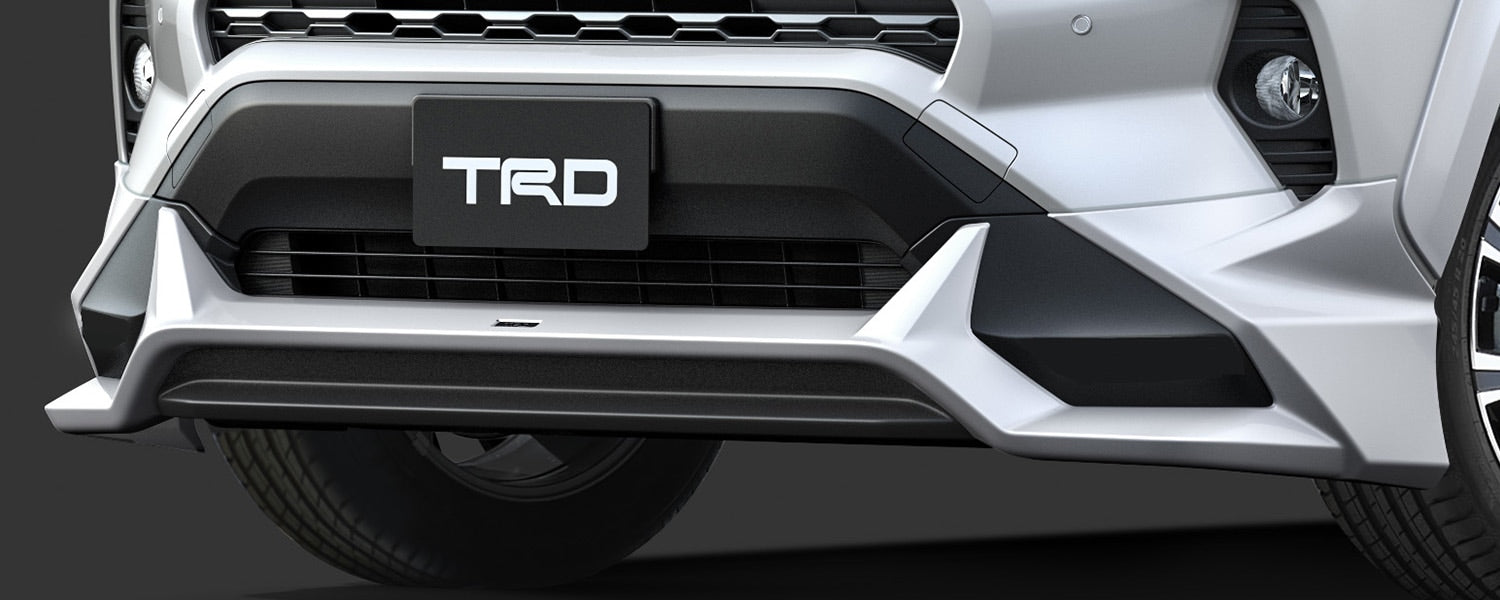 TRD FRONT SPOILER W.O. LED W.O. FOG BLACK MICA 218 For RAV4 MXAA52 54 AXAH52 54 MS341-42008-C0
