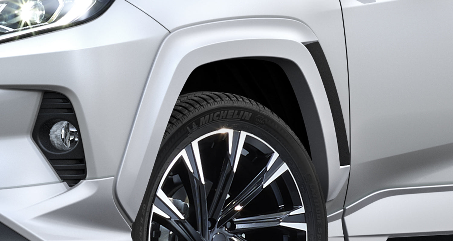 TRD OVER FENDER BLACK MICA 218 For RAV4 MXAA52 54 AXAH52 54 MS315-42001-C0