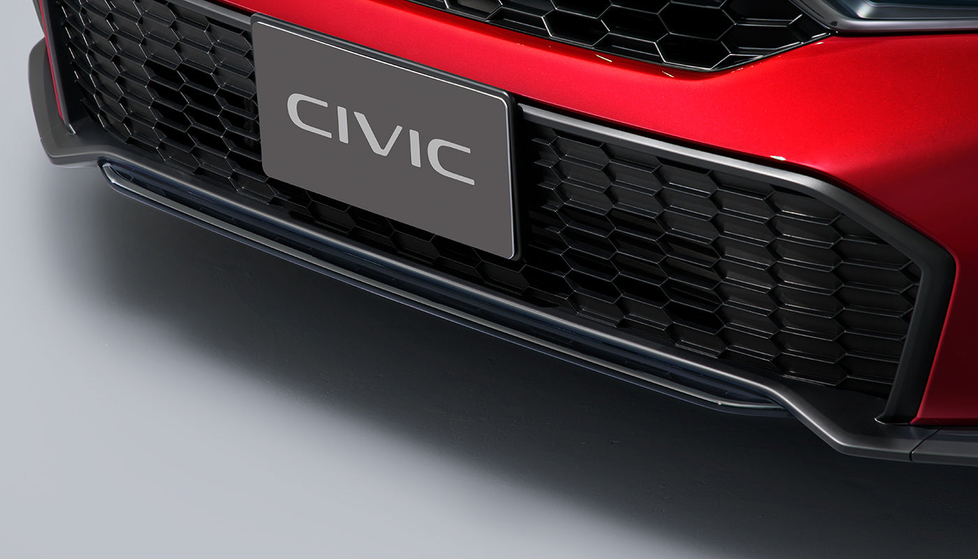 HONDA LOWER GRILL GARNISH PREMIUM CRYSTAL RED METALLIC FOR HONDA CIVIC FL1 FL4  08F23-T43-0B0