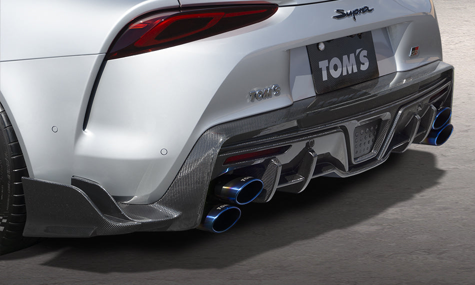TOMS REAR DIFFUSER DRY CARBON FOR TOYOTA SUPRA DB02 DB22 DB42 DB82 52159-TDB42