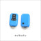 SECOND STAGE SMART KEY COVER TYPE21 SLIDE DOOR CLEAR CYAN FOR SUZUKI SWIFT SPORTS SC33S S027-SLDO-CLCY
