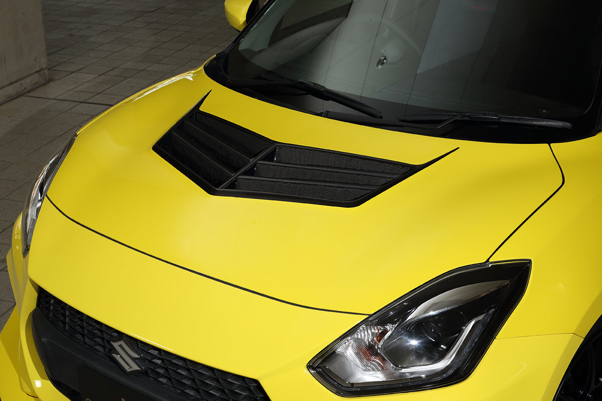 CHARGE SPEED BONNET WITH DUCT FRP FOR SUZUKI SWIFT SPORT ZC33S CAHRGESPEED-00013